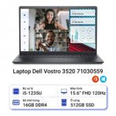 Laptop Dell Vostro 3520, i5-1235U, Ram16GB, 512GB SSD, Intel Iris Xe Graphics, 15.6" FHD, 3C 41Wh, ac+BT, McAfeeMDS, Win 11 Home, Xám (Titan Grey), 1Y WTY,(P112F007) 71030559