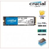 SSD Crucial P1 1TB NVMe PCIe Gen 3x4 M.2 2280 (CT1000P1SSD8)