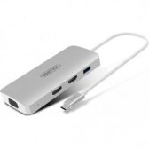 Cáp Type-C -> USB (3.0)/2P HDMI /VGA Unitek (Y9116)
