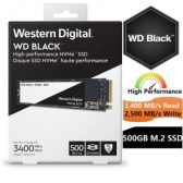 Ổ cứng SSD WD Black 500GB NVMe PCIe M.2 2280 (WDS500G2X0C)